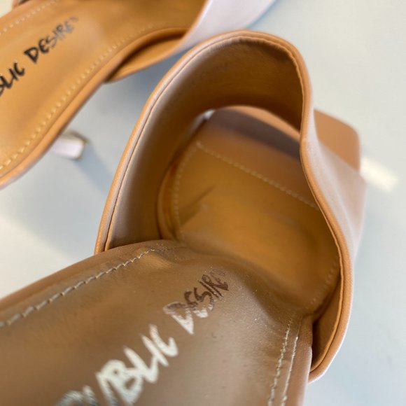 6.5 Public desire Beige Sandals - Picture 3 of 6